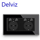 Сетевая розетка с 4 USB-разъемами, 5 В, 146 мм х 86 мм, 110  250 В переменного тока