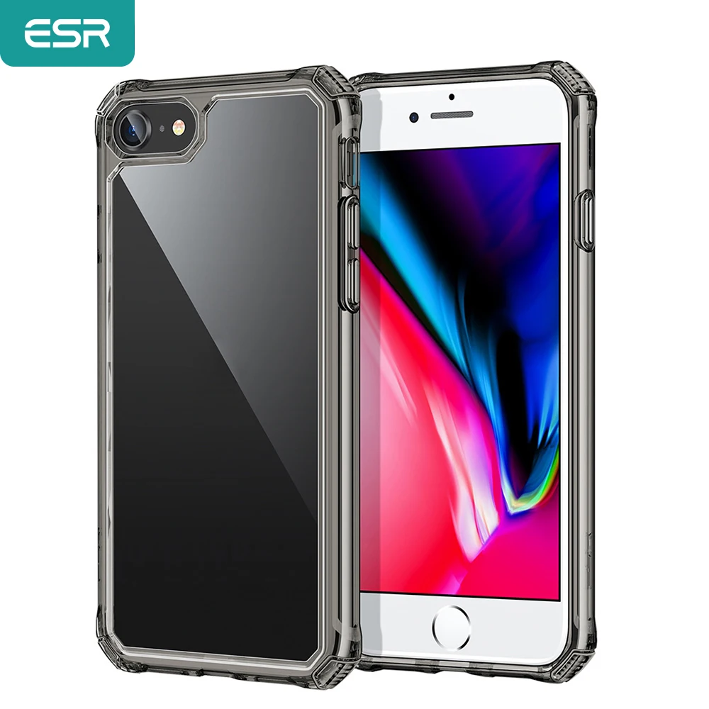 Чехол ESR для 2020 iPhone SE 2nd 9/8/7 11/11 Pro Max/XR кристально прозрачный чехол с полной защитой