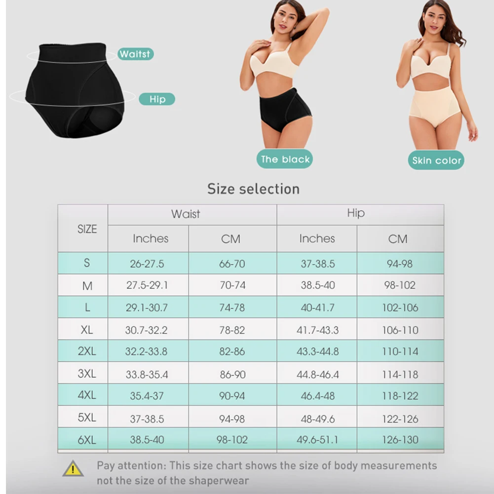 

Women's Shapers 2020New Casual Sexy Breathable Soft Control Panties For Females Underwear Push Up Hip Briefs Solid(S~6XL)