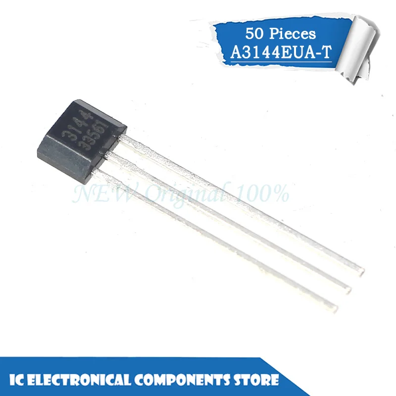 

New original 50pcs/lot A3144 A3144E OH3144E A3144EUA-T 44E TO-92
