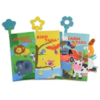 3 copies baby can be washed enlightenment early learning paper cartoon soft 0 6yeas babi puzzle tear proof cloth book