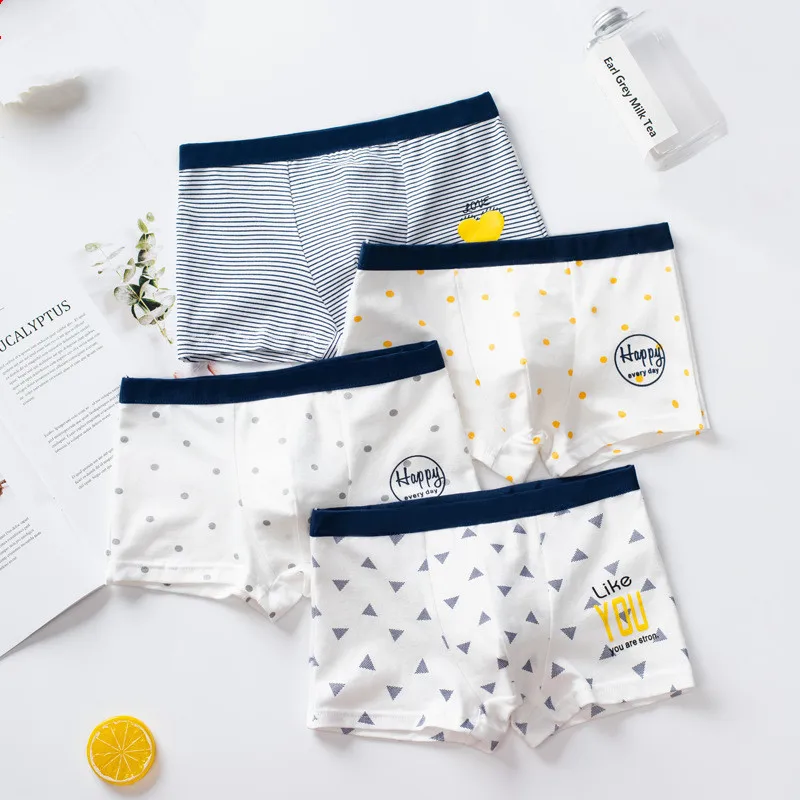 Брендовое нижнее белье для мальчиков Nan Ji детские шорты с героями мультфильмов