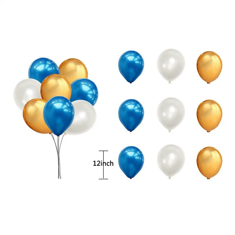 42 шт DIY Темно синие золотые вечерние украшения синего цвета хороший подарок на