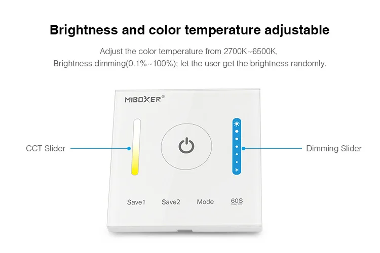 Mi светильник, умный светодиодный контроллер сенсорной панели для RGB RGBW RGB+ CCT/двойной белый/одноцветный светодиодный светильник ing