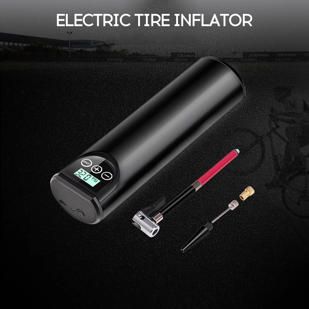 

Cordless Tire Inflator Portable Automatic Handheld Vehicle Pump Multifunctional Portable Emergency Air Compressor Pump