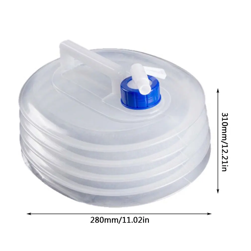 

15L Outdoor Collapsible Foldable Water Bags Container Camping Hiking Portable Survival Water Storage Carrier Bag LESHP