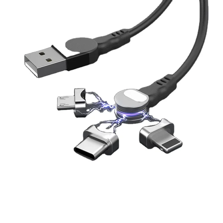 

Магнитный USB-кабель для передачи данных со светодиодной подсветкой, 1 м, 2 м