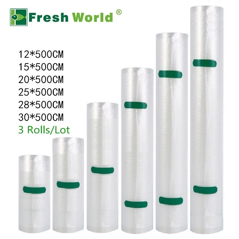 Vacuum Sealer Roll For Food Storage Packing Sealing Machine BPA-Free Fresh Keeping Plastic Vaccum Bag enlarge