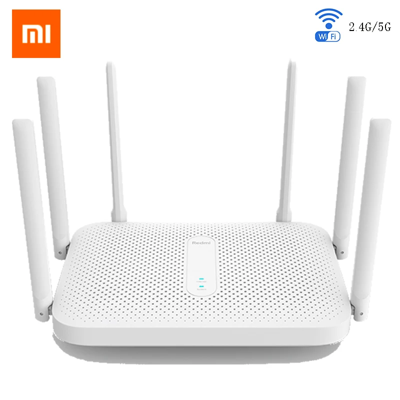 

Оригинальный маршрутизатор Xiaomi Redmi AC2100, гигабитный двухдиапазонный беспроводной маршрутизатор, Wi-Fi ретранслятор с 6 антеннами с высоким коэ...