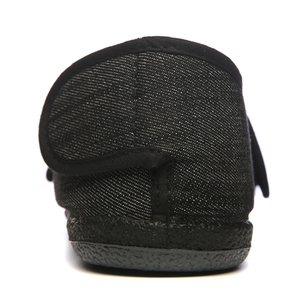 Мужские тапки для диабетиков Edema обувь с регулируемыми застежками очень широкая