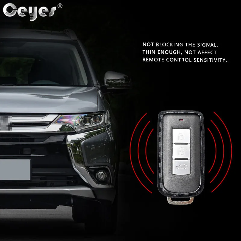 Ceyes чехол ключа дистанционного управления автомобилем для Mitsubishi Outlander Lancer 10