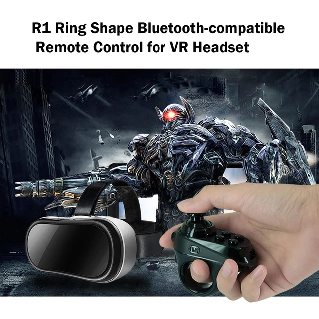 R1 Ring Shape Bluetooth-compatible Wireless Gamepad VR Remote Controller for Mobile Phone VR Headset Tablet Selfies Smart Device 2