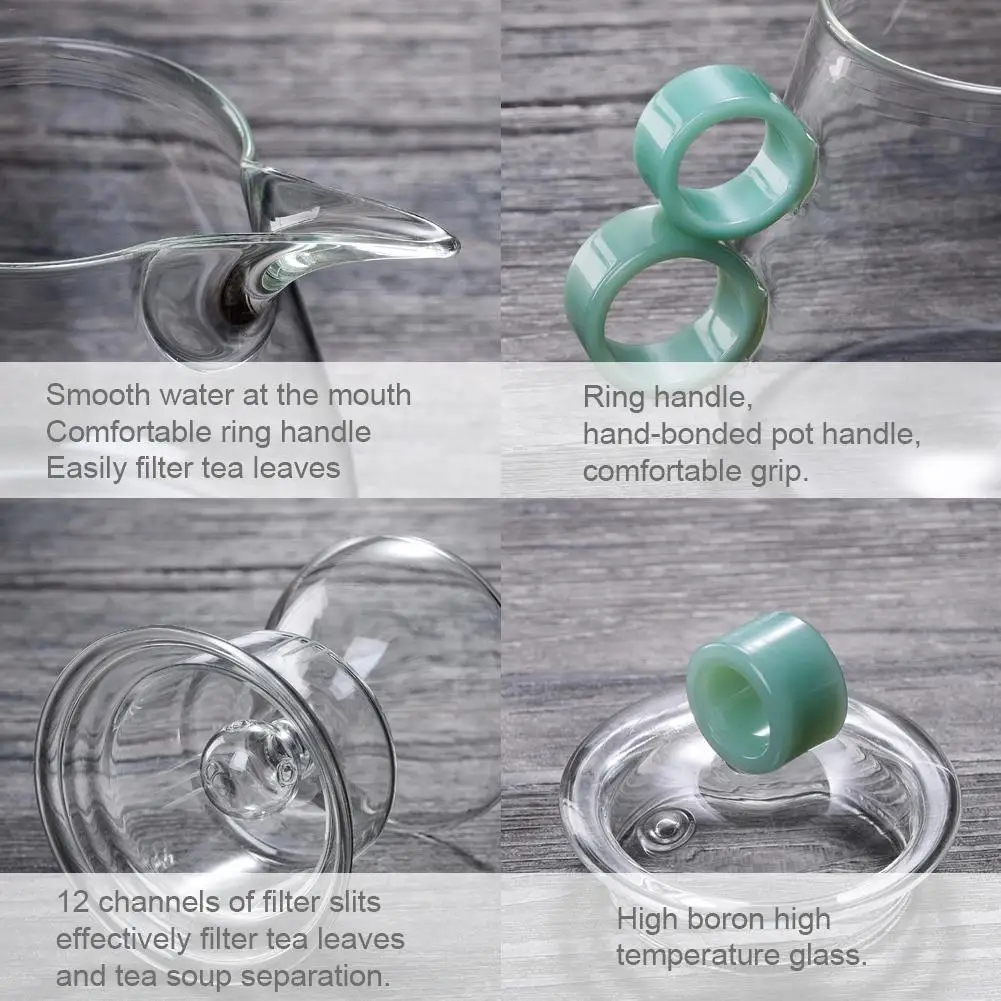 Высокое боросиликатное стекло S чай ming чайник стеклянный чайный набор горшок
