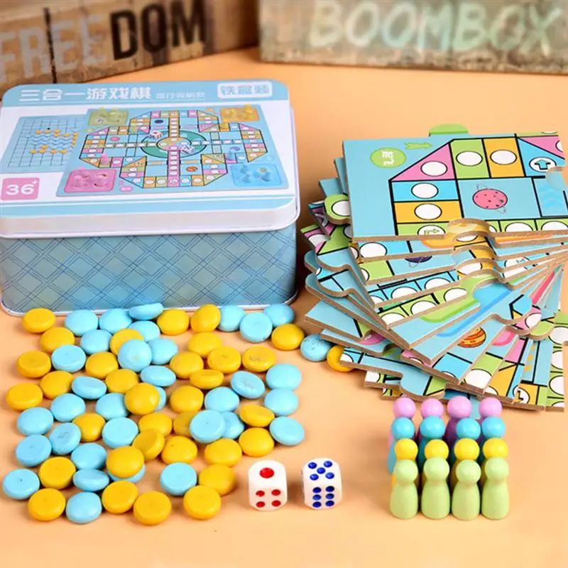 

1 Set of Multi-function Game Chess Toys Interactive Game Board Children Gift