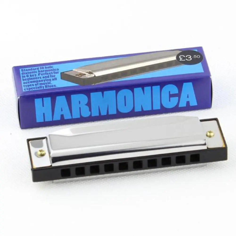 Eastar капитан Губная гармошка для блюза 10 отверстий C Key Harmonica музыкальный