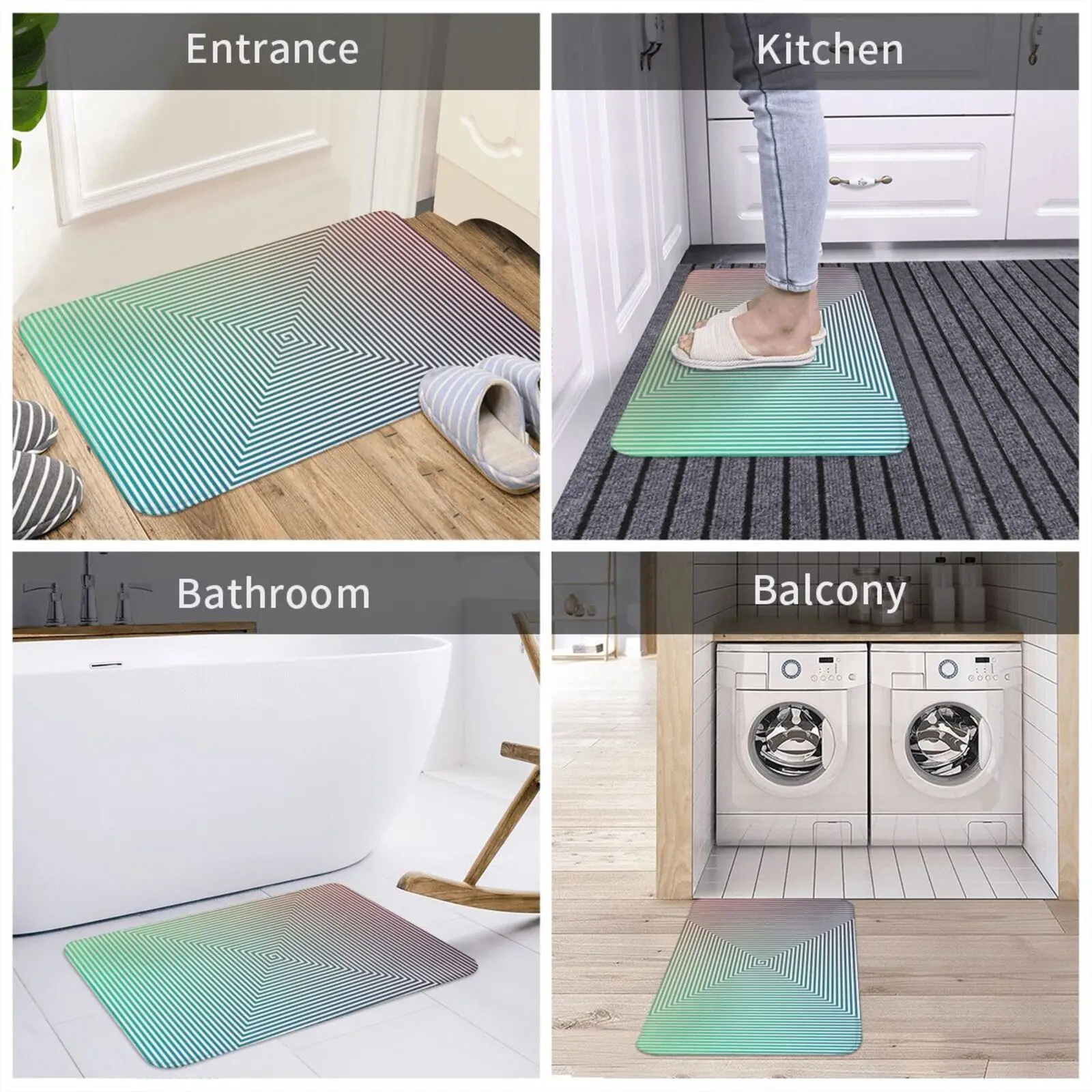 Коврик для входной двери с изображением пазлов коврик ванной оригиналы Дневники