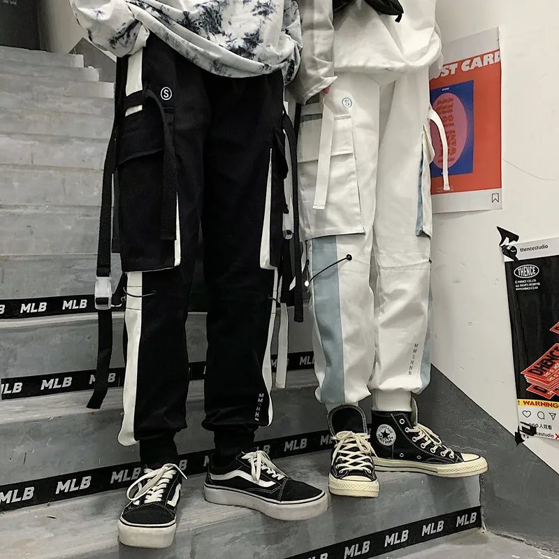 2020 новые брюки-карго женские свободные уличные брюки с высокой талией мешковатые