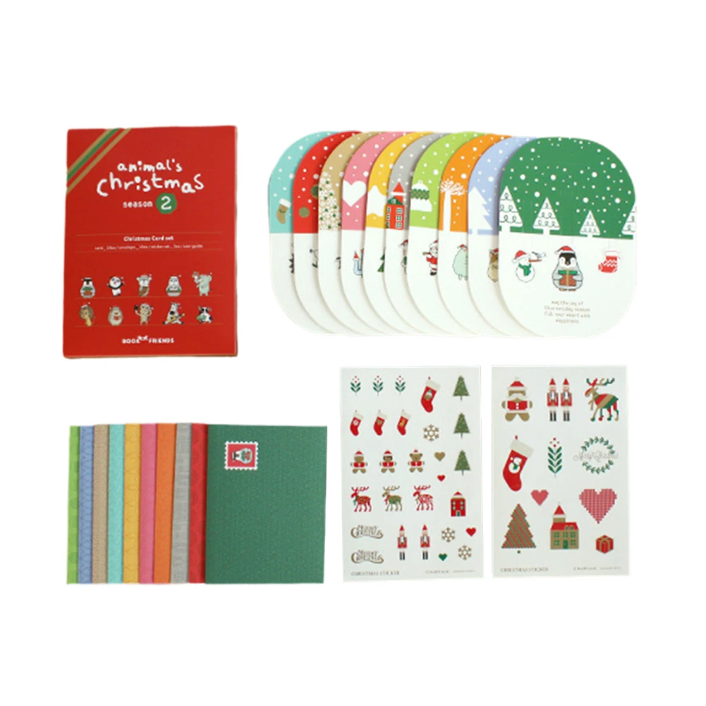

Creative Christmas Card Cute Cartoon DIY Handmade 3d Card With Envelope Christmas Greeting Card Sweetie
