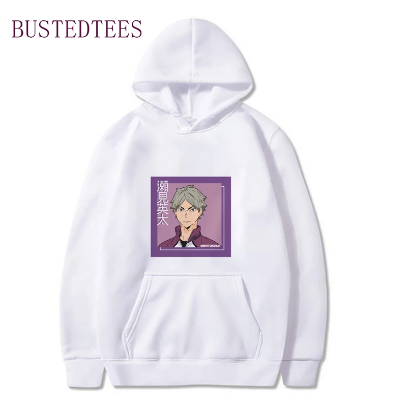 

Haikyuu Bokuto Hey Hey Hey Fukurodani High Men Casual Anime Hip Hop Sweatshirt Oversized Clothes Fashion Hoodie Harajuku