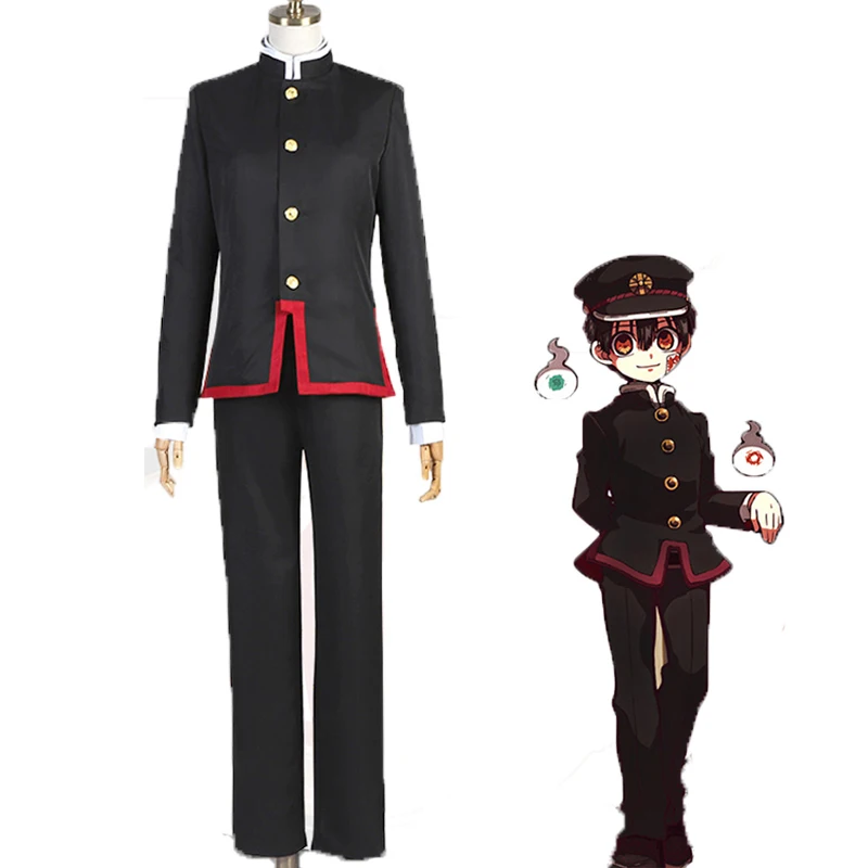

Nene Yashiro Cosplay Dress Wig Anime Toilet-Bound Hanako-kun Cosplay Jibaku Shounen Yugi Amane Costume Hat Suit Yugi Full Set