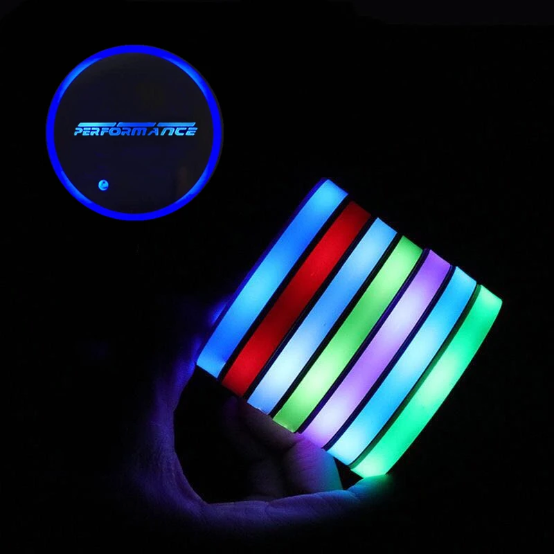 

Led Car Atmosphere Light Cup Light UBS Colorful Water Coaster For BMW M LOGO E46 E36 E34 F10 E90 F30 E60 E53 E30 E92 E87