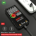 Профессиональный цифровой мультиметр BSIDE, 9999 отсчетов, умный серийный мультиметр, конденсатор напряжения постоянного и переменного тока, Ом, диод, NCV, Гц, тестер проводов под напряжением