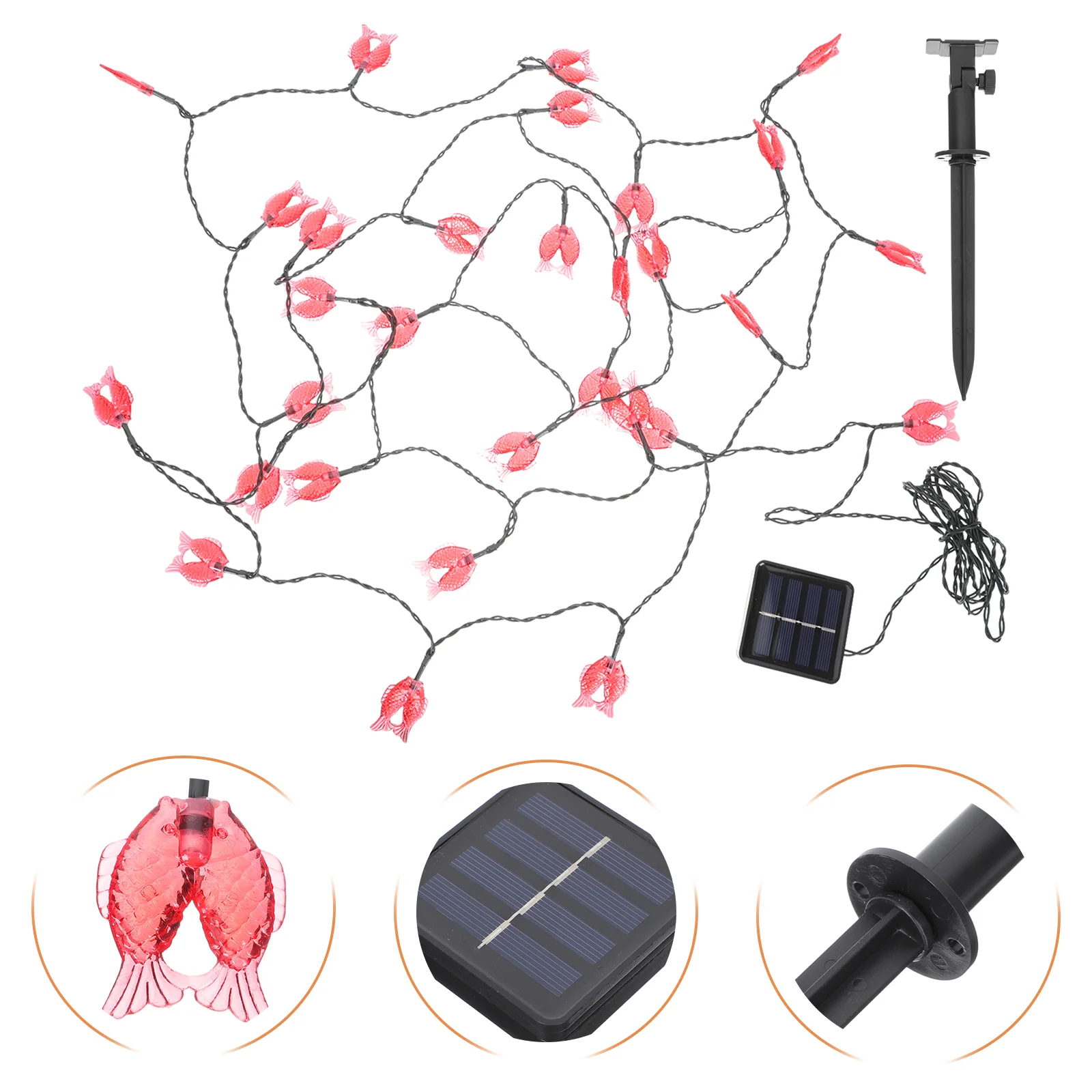 

1 шт., Декоративная гирлянда с двумя рыбками