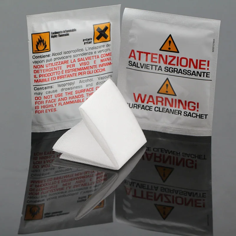 fiber cleaning cloth alcohol wet cloth dust paper Pre-wet phone lens cloth 100pcs/200pcs