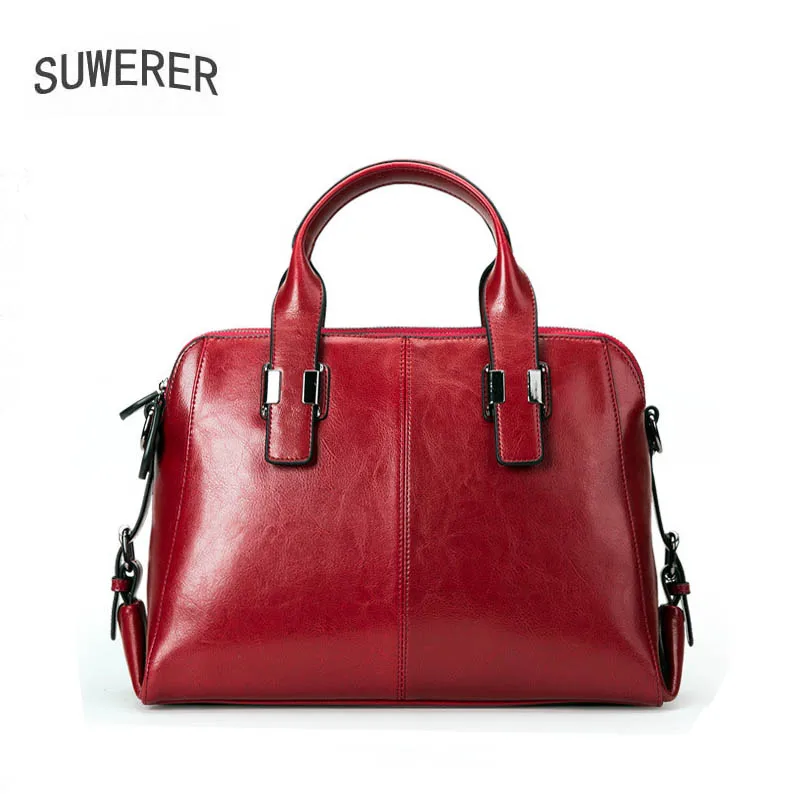 

Women Genuine Leather Bags Fashion cowhide leather shoulder bag women luxury handbags women bags designer Women's famous brand