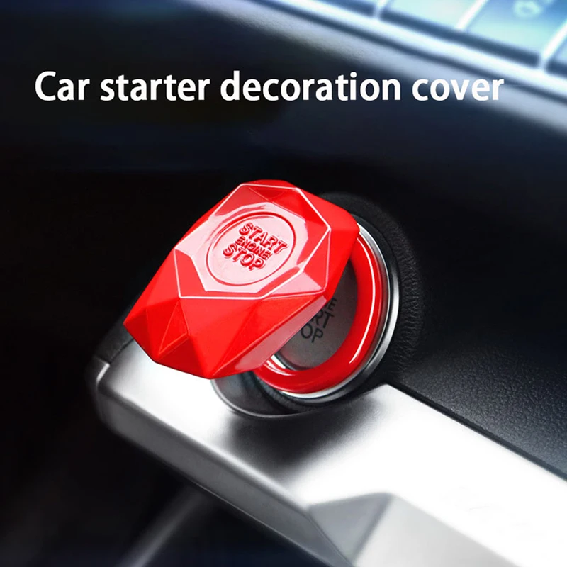 

Кнопка запуска двигателя автомобиля с одним нажатием, декоративная крышка, защитные крышки зажигания