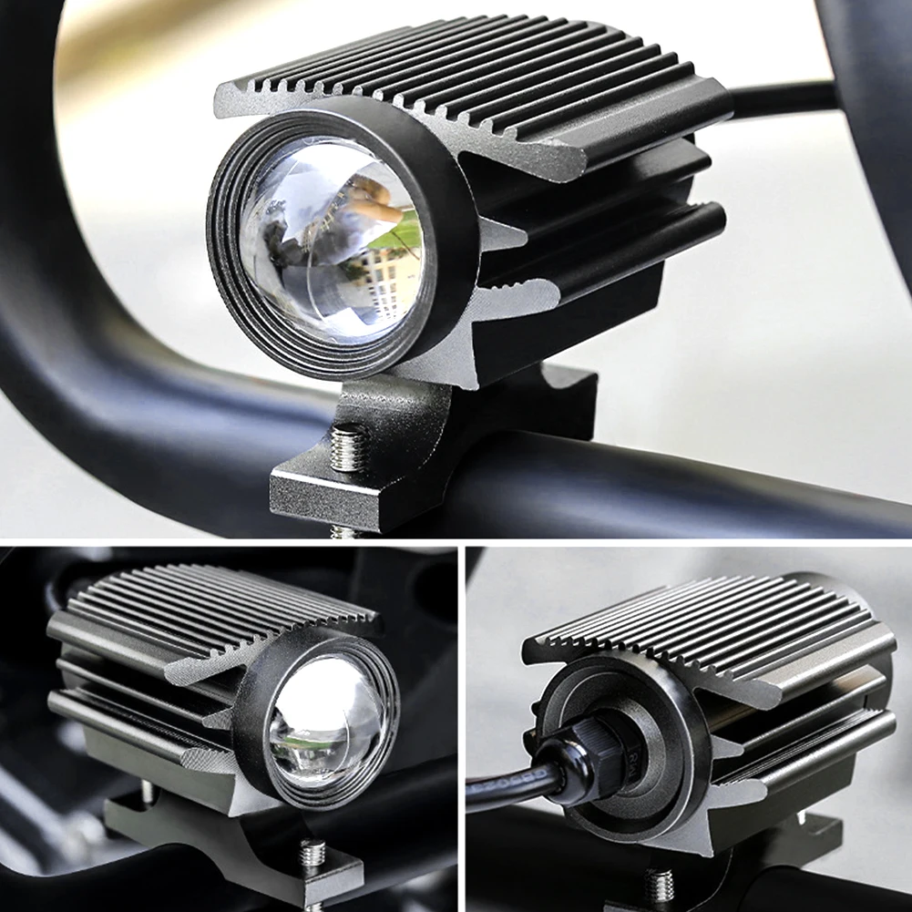 

Universal 12-85V Motorcycle LED Lamp Waterproof Electric Vehicle Headlight Fog Light Projector Lens Spotlight for Motorcycle