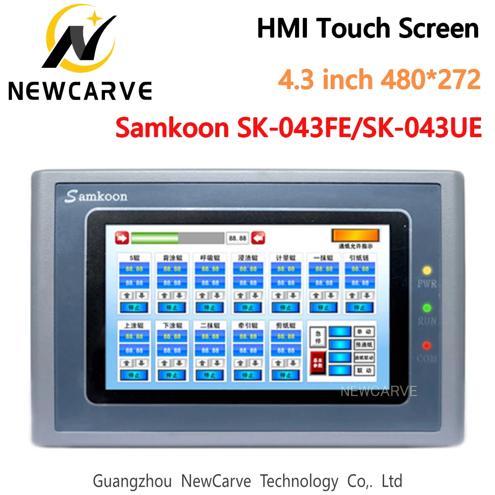 Samkoon SK 043FE 4 3 дюймов HMI Сенсорный экран для дисплея телефона|Контроллер с ЧПУ| |