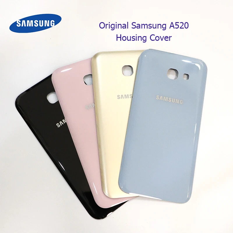 Samsung A5 A520 A520F Задняя крышка батареи чехол 3D стекло задняя крышка Корпус Замена для samsung Galaxy A5 чехол