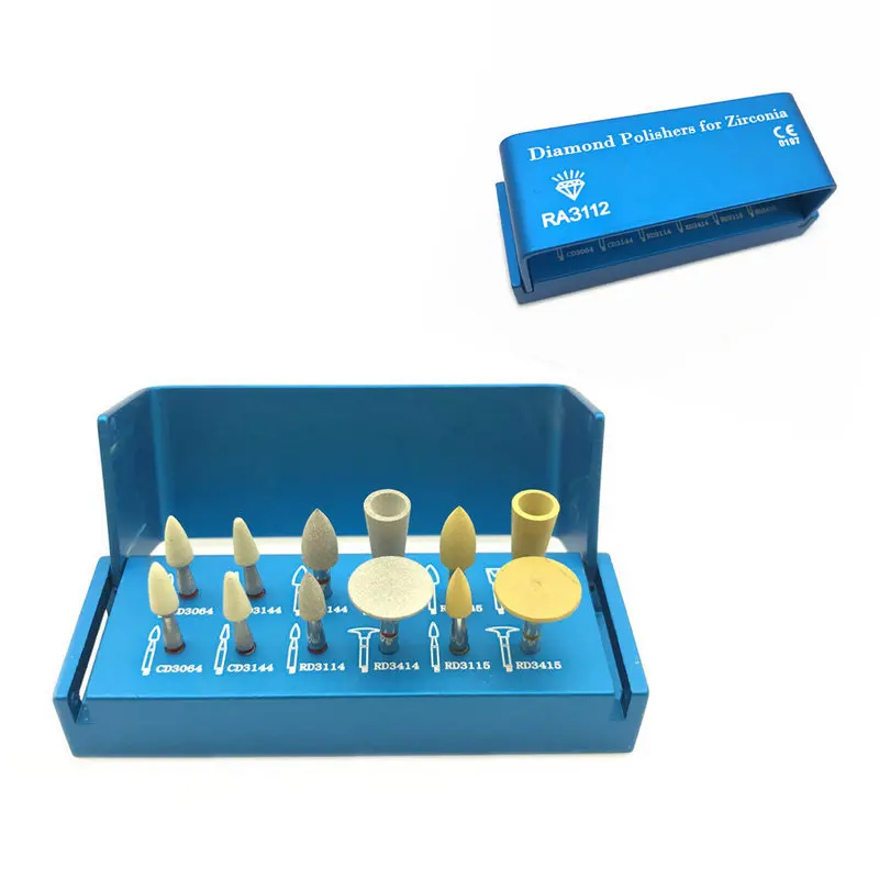 Набор для полировки зубов RA3112 Алмазный циркония стоматологической клиники