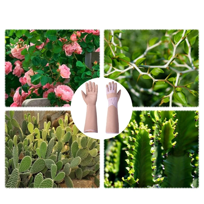 

Rose Pruning Gloves for Men and Women Long Thorn Proof Gardening Gloves Breathable Microfiber Gauntlet Best Garden Gifts