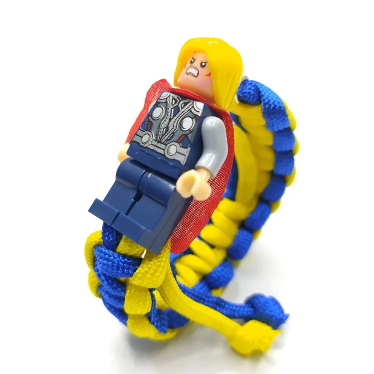 Thor bracelet История игрушек 4 Базз Лайтер браслет строительные блоки игрушки экшн Фигурки Мстителей супергерой Фигурка Железный человек Бэтмен детский подарок - Цвет: Thor bracelet