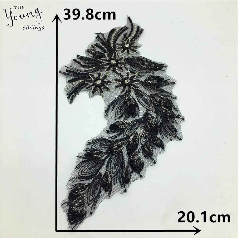 Вышивка из АБС-пластика Жемчужное Кружево ткань для декольте сделай сам стразы