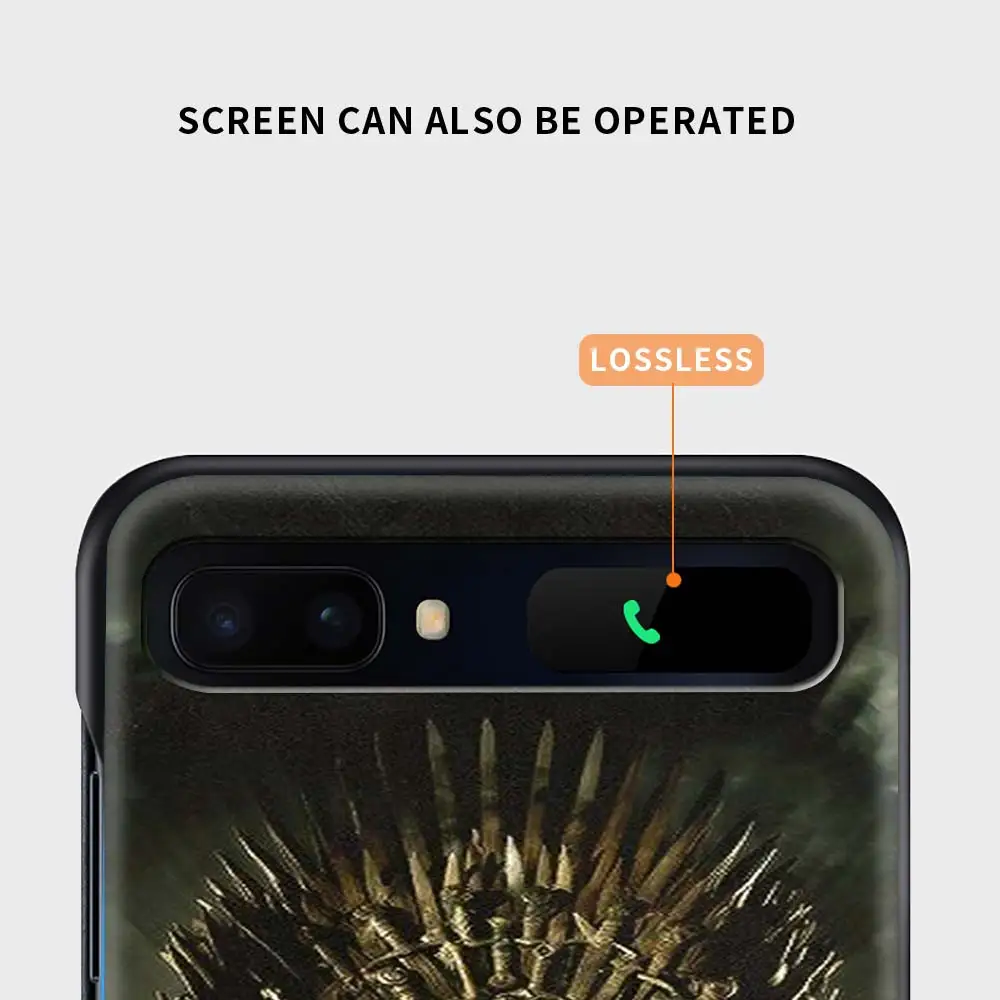 

Coque Case for Samsung Z Flip Pattern Hard Black Shell for Samsung Z Flip 5G Phone Cover Shell Fundas Draco Malfoy