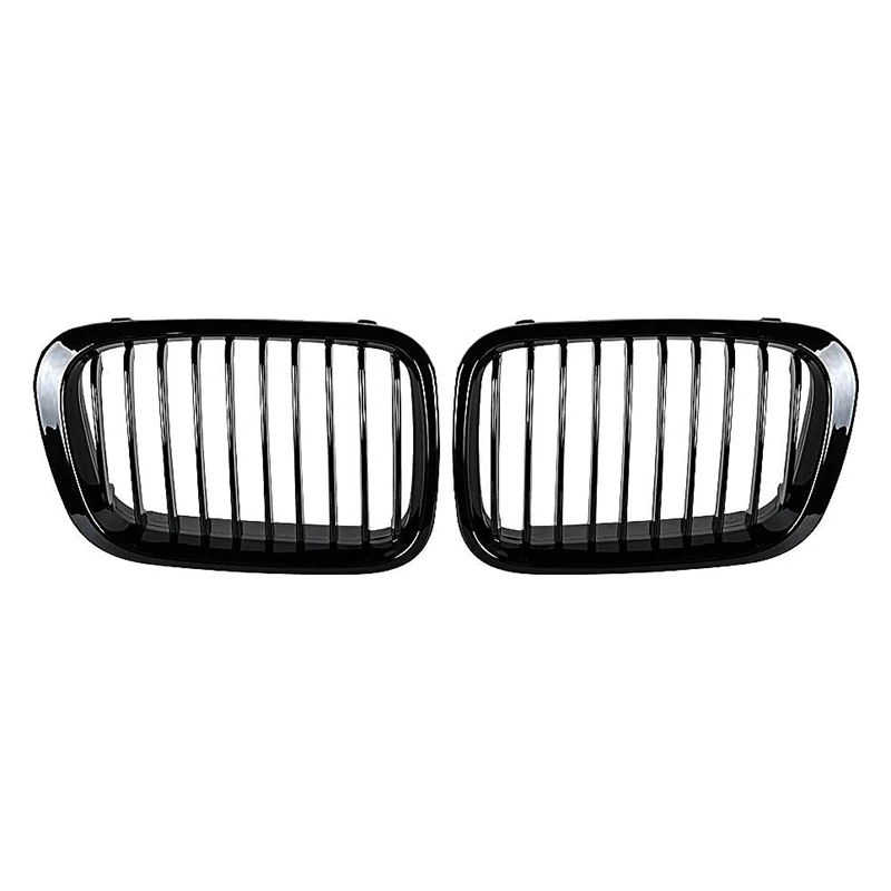 1 пара решетка гриль глянец Черный пред Facelift для E46 4D 3 серии 98 01|Решетки| |