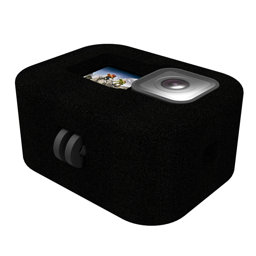 Ветрозащитный чехол Windslayer для GoPro Hero 10 9 черный Поролоновый на лобовое стекло