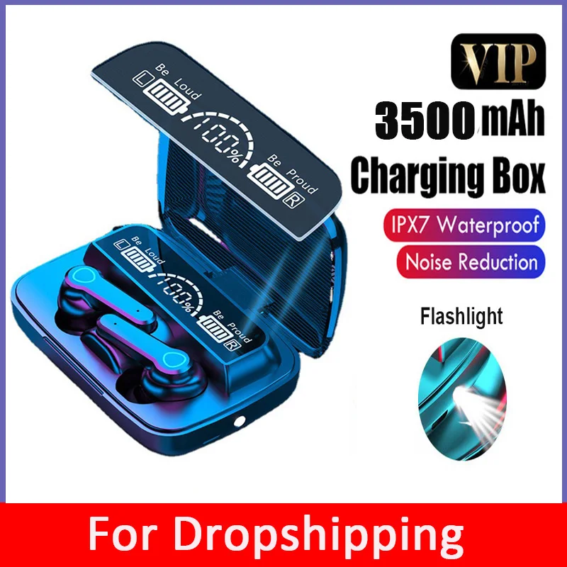 

3500mAh Power Bank TWS Bluetooth Earphone Noise Cancelling Headphone Waterproof Sport Earbuds For iphone 13 12 11 8 7 6 samsung