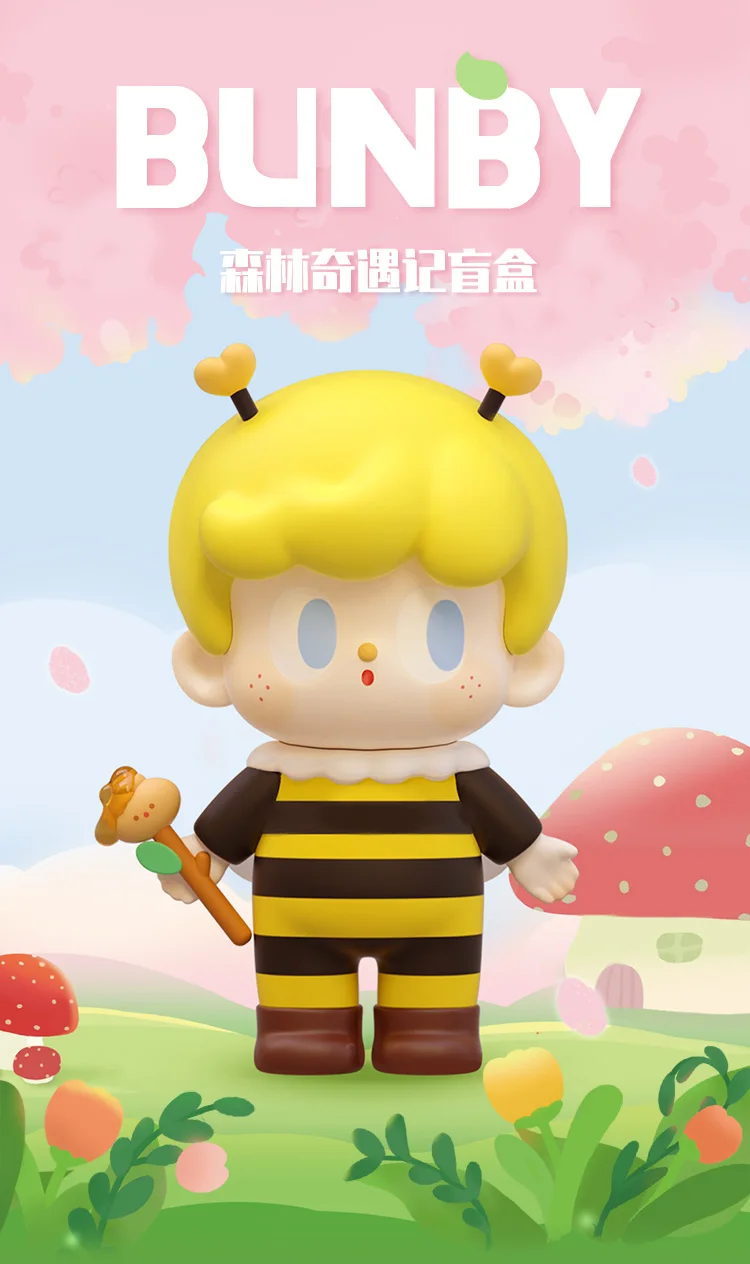 

Mystery Box Bunby's Adventures In The Forest Blind Box Original Tide Players Office Dolls Put Out Toys for Girls Home Decore