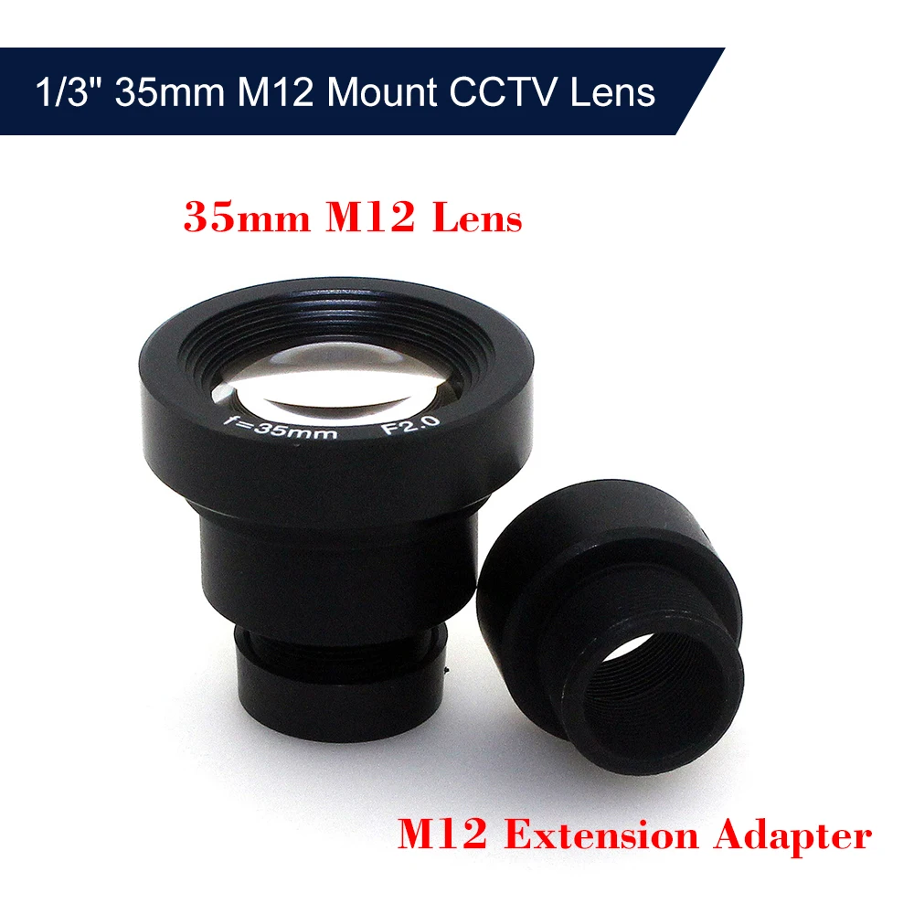 1/3 &quot35 мм M12 крепление Объективы для видеонаблюдения F2.0 длиннофокусный Длина CCTV
