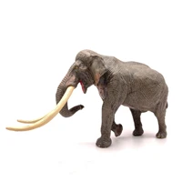 2021 new solid simulation wild animal figure elephant model ancient rhomboid animal model child toys birthday gifts collectibles