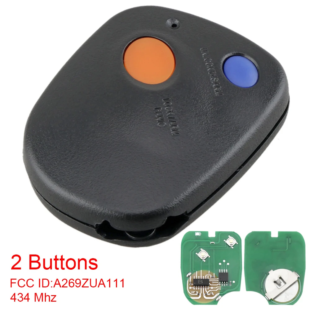 

434MHz 2 Buttons Smart Car Remote Key A269ZUA111 Frequency 433MHz. Fit for 2000 2001 2002 2003 2004 Subaru Outback
