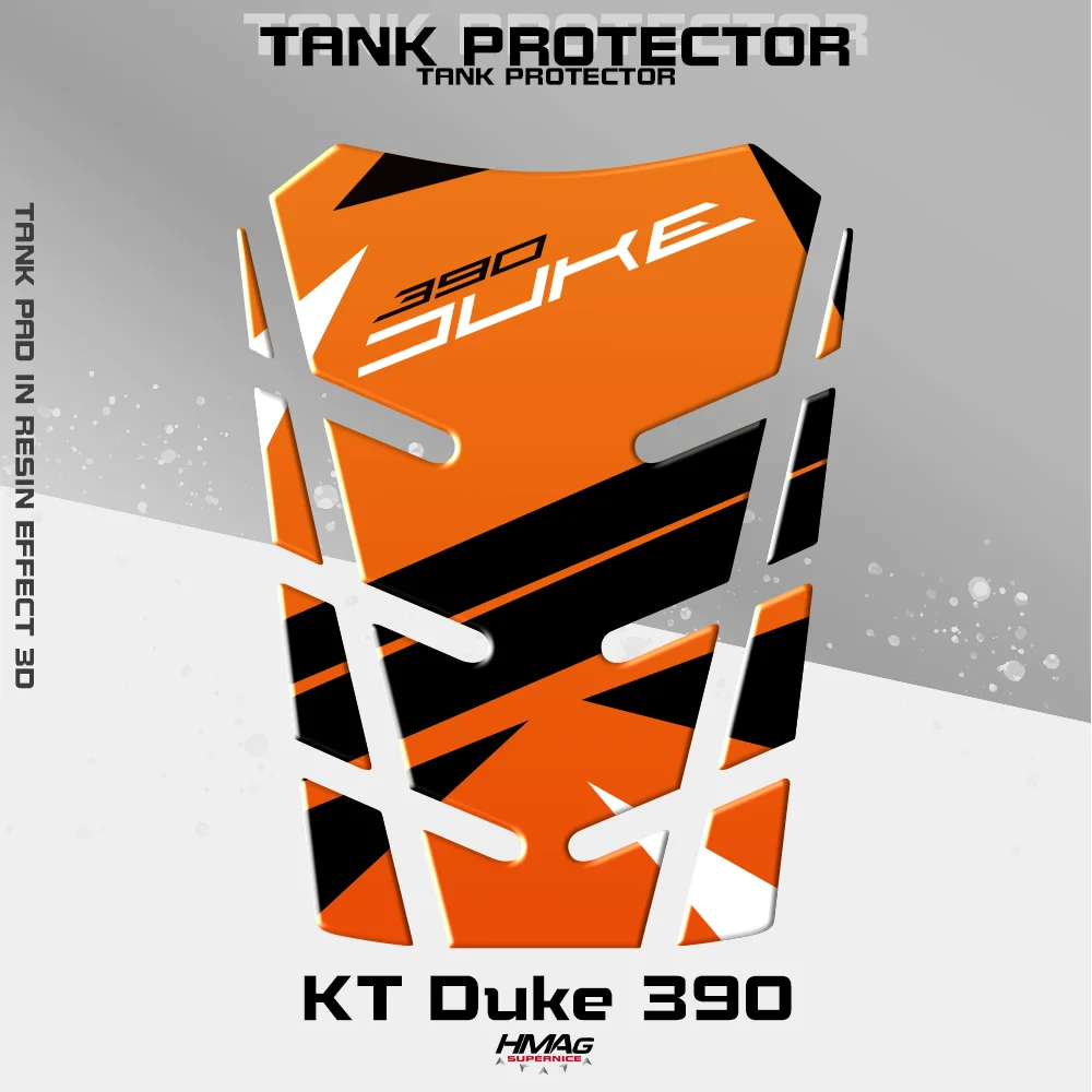 

Reflective Sticker Decal Stereo 3D Motorcycle Fuel Tank Pad Cover Protector For KTM RC 390 Duke 390