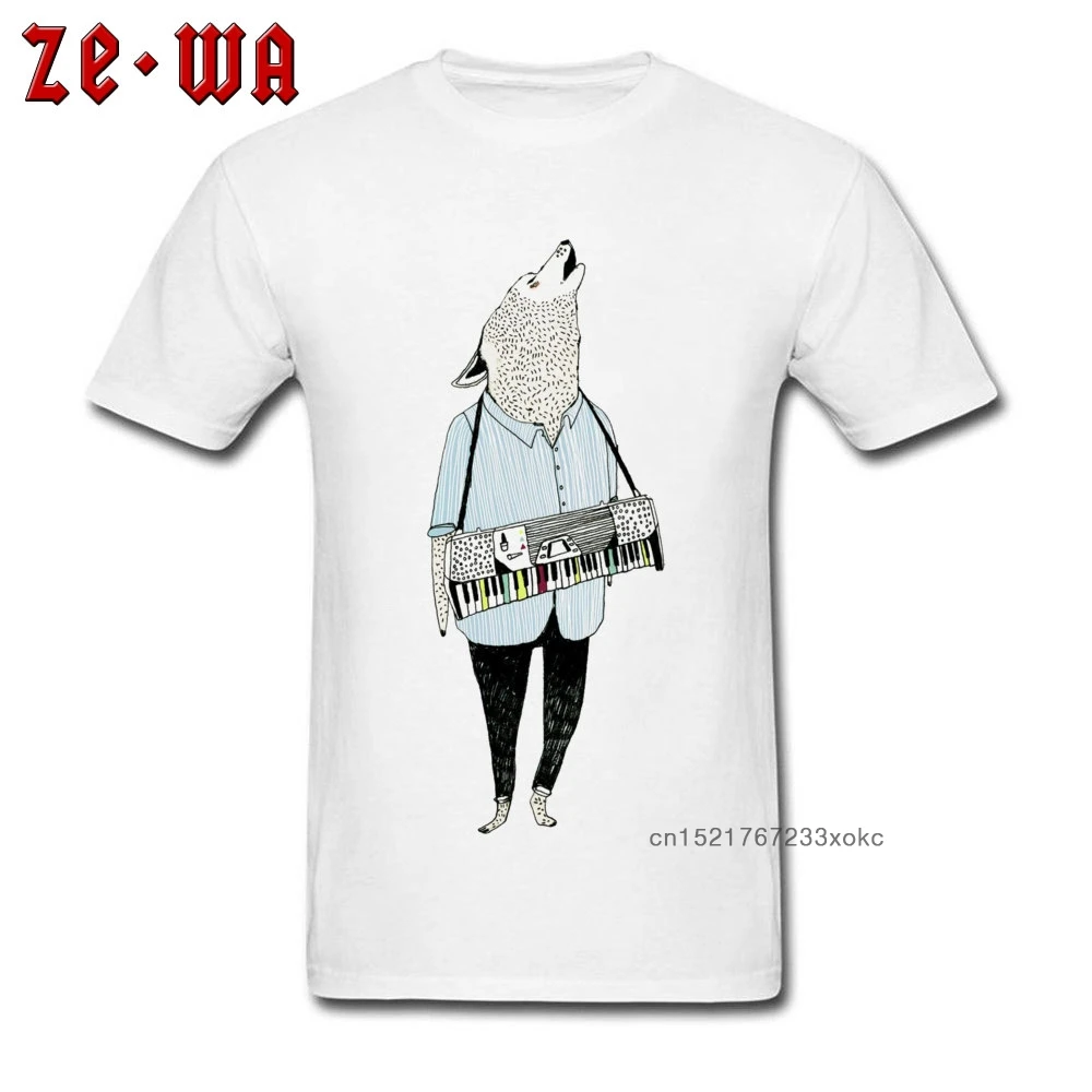 Белая мужская футболка с принтом полярного медведя блуждающая певица