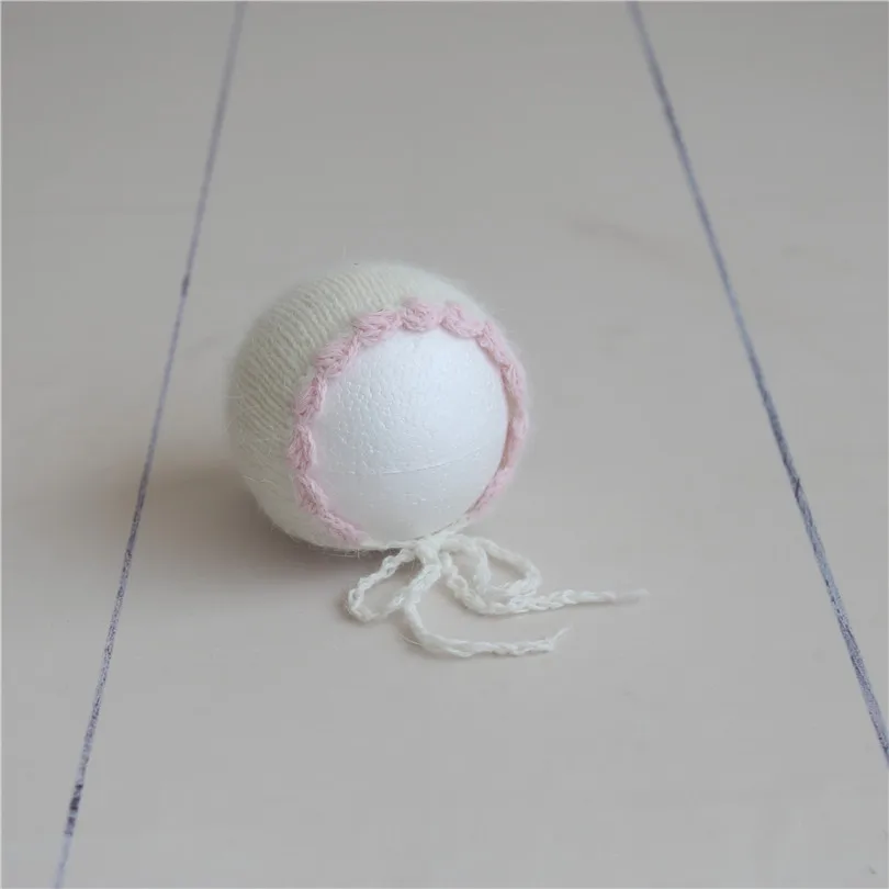 Шапка из пушистой ангоры для новорожденных розовая пушистая шапка сна реквизит