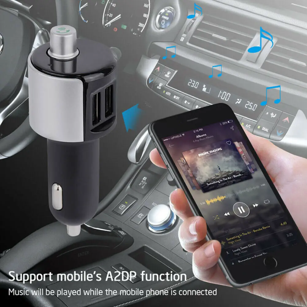 Абсолютно Новый CDIY автомобильный Bluetooth комплект адаптер беспроводной Hands Free USB