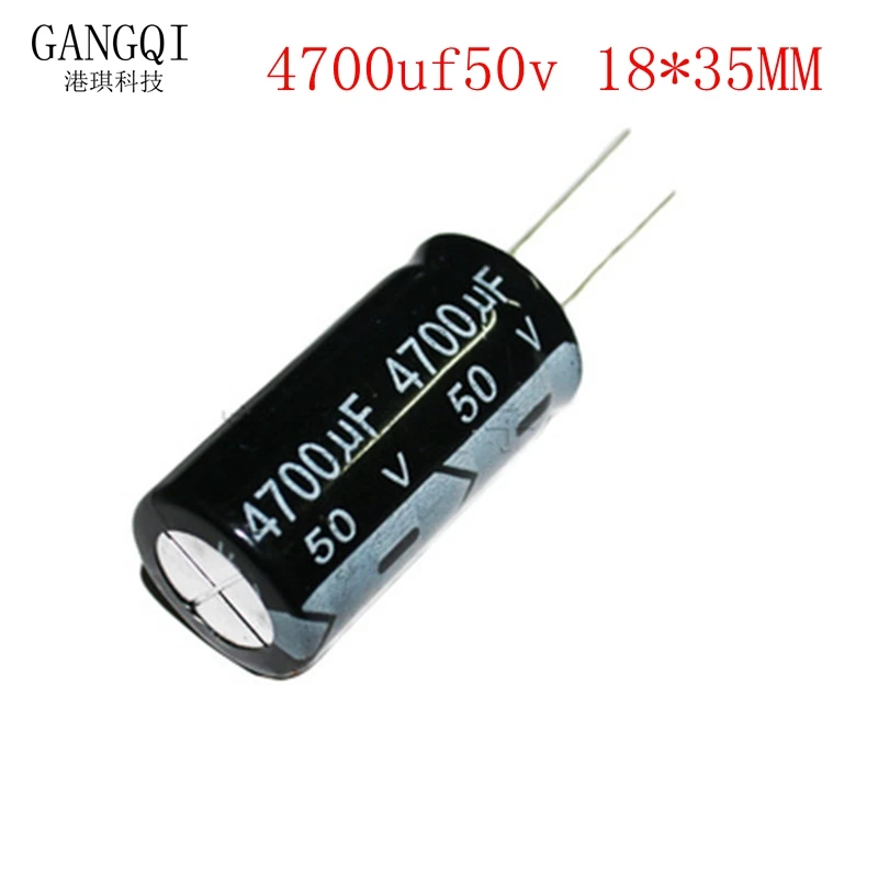 Электроэлектролитический конденсатор 50 В 4700мкФ 4700uf50v 18*35 в 4700 мкФ 18x35 2 шт. |
